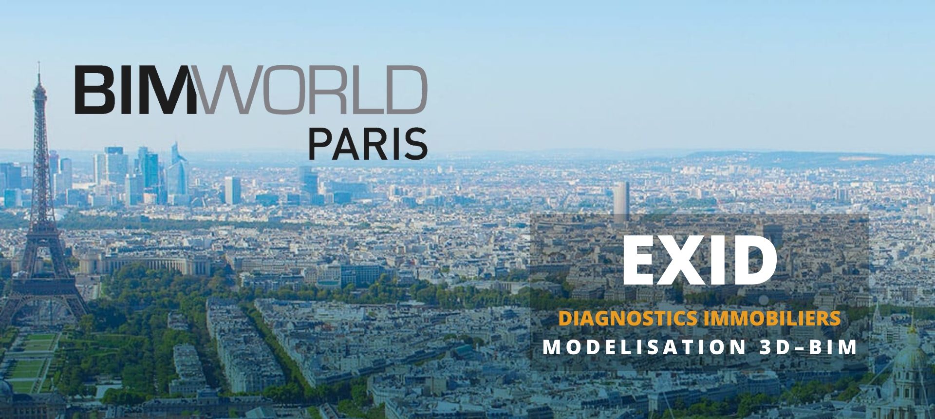 BIM World paris 2020 - Exid Diagnostic
